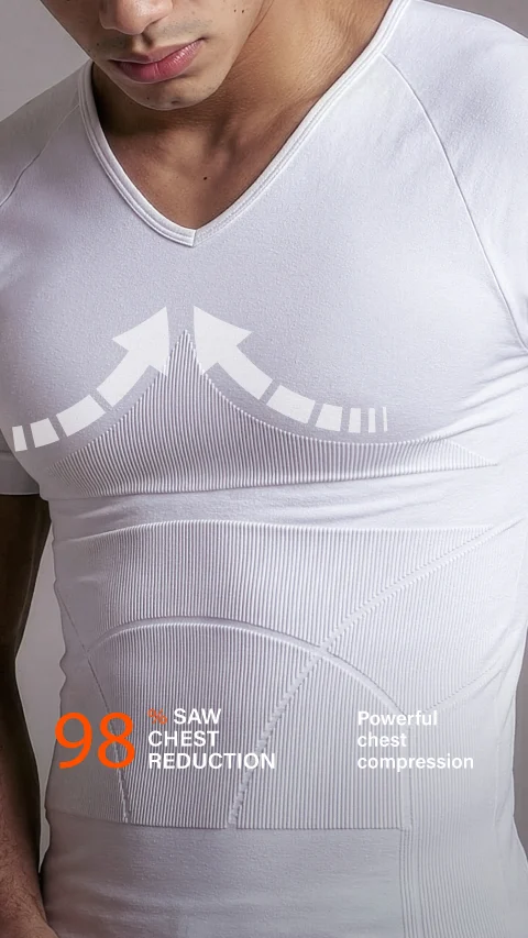 Form Shapewear Half-sleeve Vest 2.0 High Compression Tummy Tucker- Crisp White