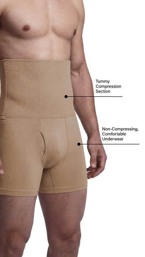 Form Shapewear Trunk High Compression Tummy Tucker- Sculpt Beige