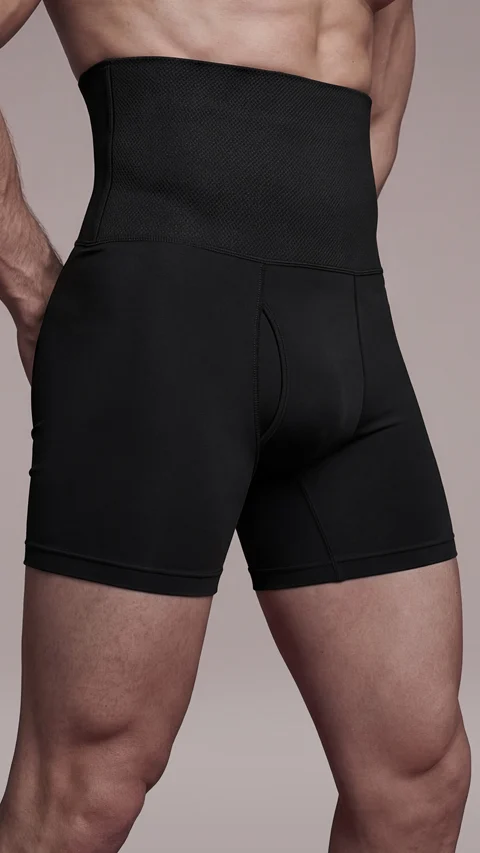 Form Shapewear Trunk High Compression Tummy Tucker- Sculpt Black