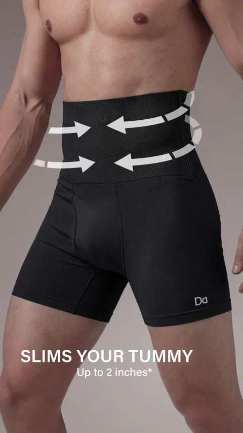 Form Shapewear Trunk High Compression Tummy Tucker- Sculpt Black