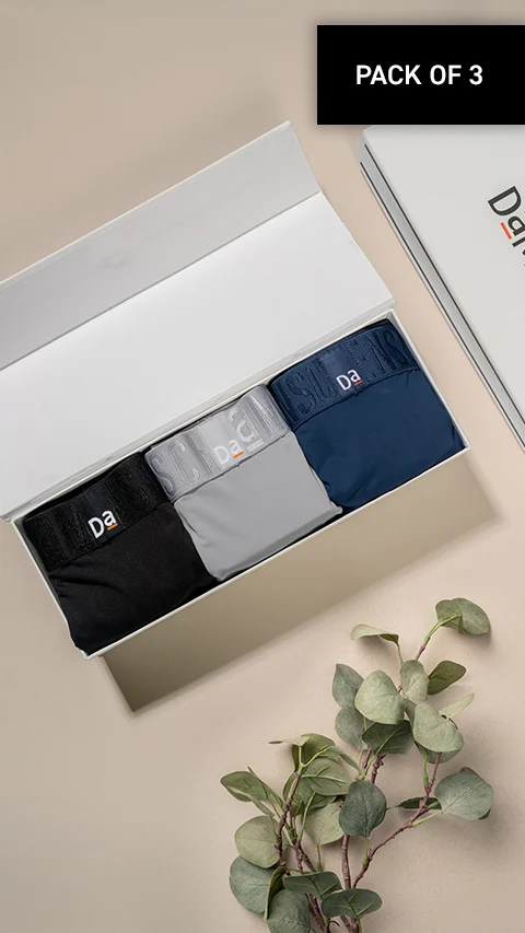 The Long Weekender Unreal Briefs Box-C (Set of 3)