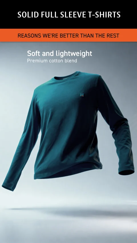 Fluid Full Sleeve T-Shirts Acadia Brown