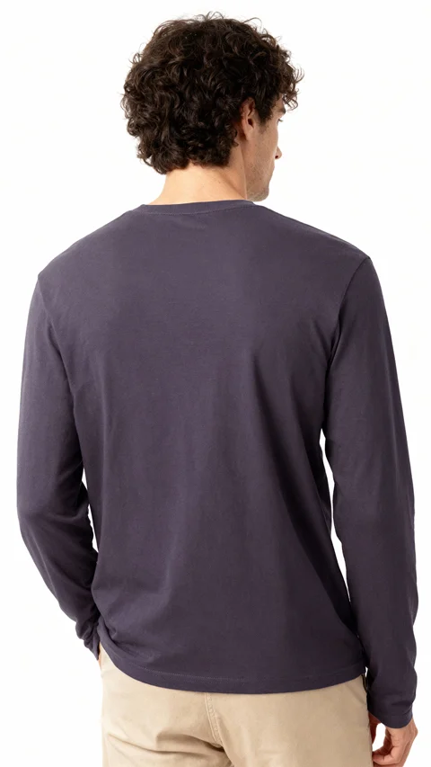 Fluid Full Sleeve T-Shirts Riverside Purple
