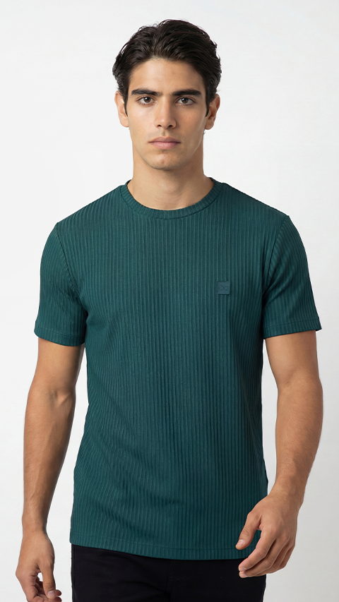Striped T-Shirts Balmy Green