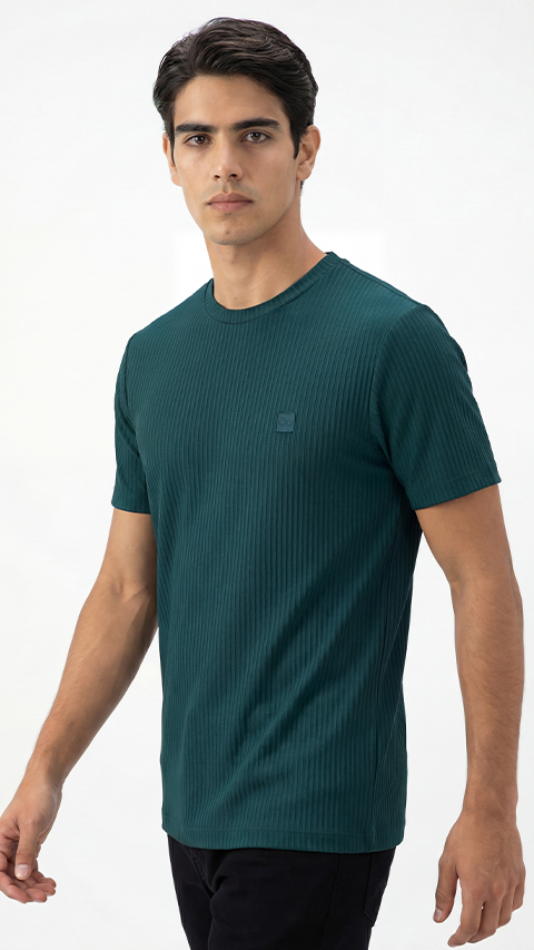Striped T-Shirts Balmy Green