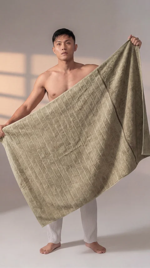 Better-Basic Bath Towel Sundown Beige