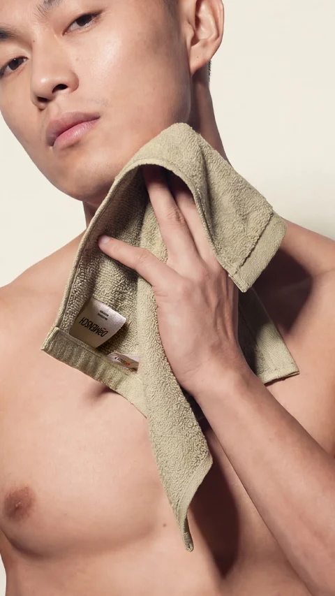 Better-Basic Face Towels- Pack of 3 Sundown Beige