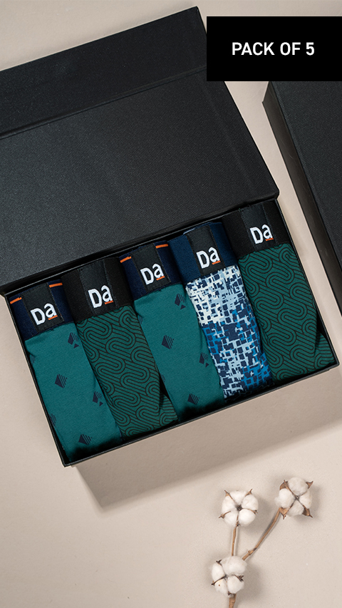 The Weekday Deo-Cotton Trunks Box D (Set of 5)