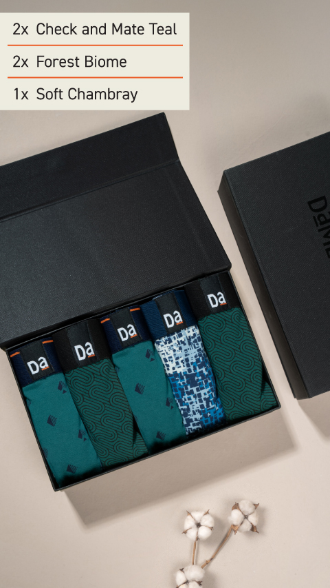 The Weekday Deo-Cotton Trunks Box D (Set of 5)