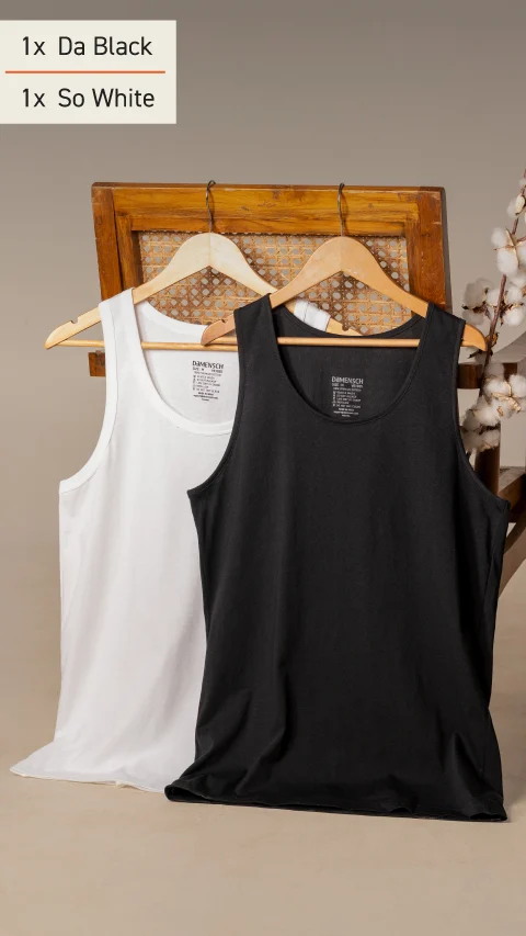 The Weekend Cotton Vest Box-E (Pack of 2)