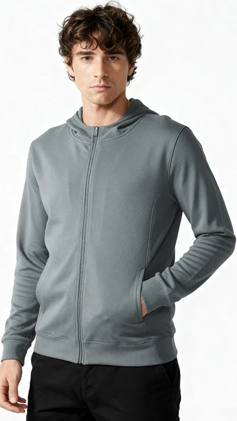 ReNEWd Zipper Hoodies City Grey