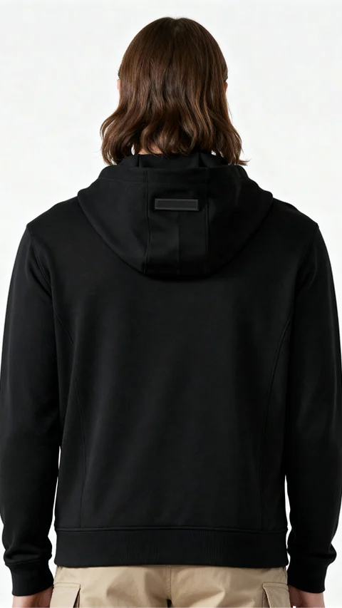 ReNEWd Zipper Hoodie Eclipse Black