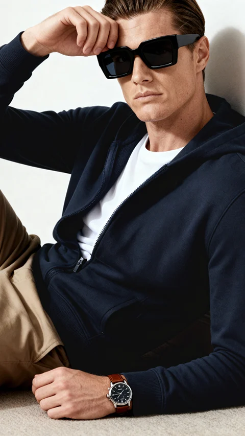 ReNEWd Zipper Hoodies Nomad Navy