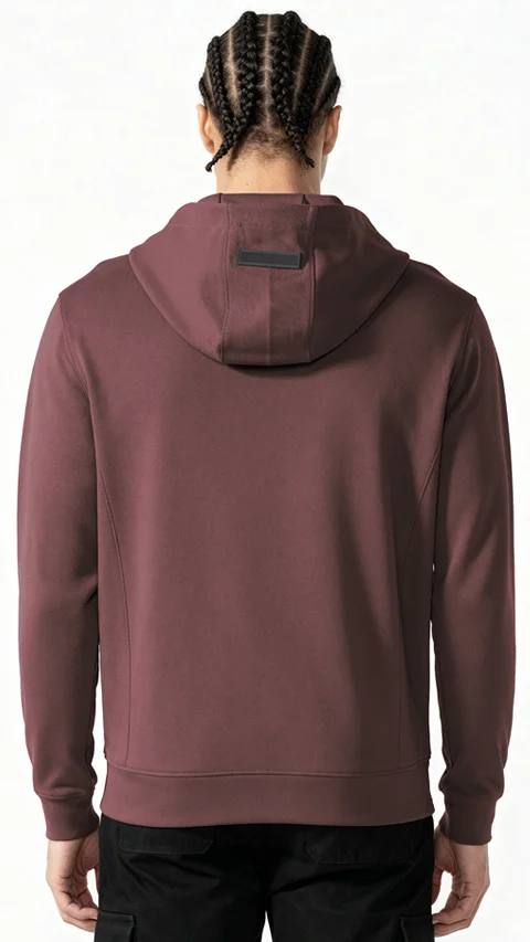 ReNEWd Zipper Hoodies Stone Brown