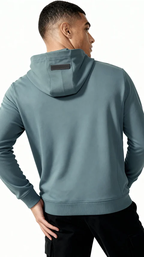 ReNEWd Zipper Hoodie Wave Blue