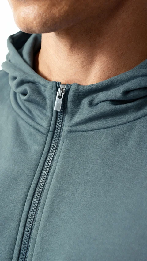 ReNEWd Zipper Hoodie Wave Blue