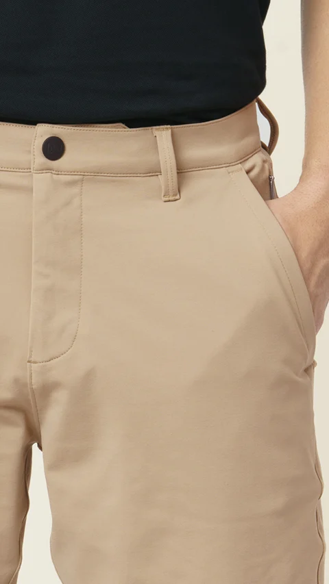 Short Chino Beige Weatherproof Vintage Taille 38 - Nylon Stretch - Homme