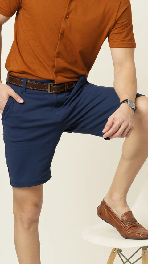 Constant Chino Shorts Jim Blue
