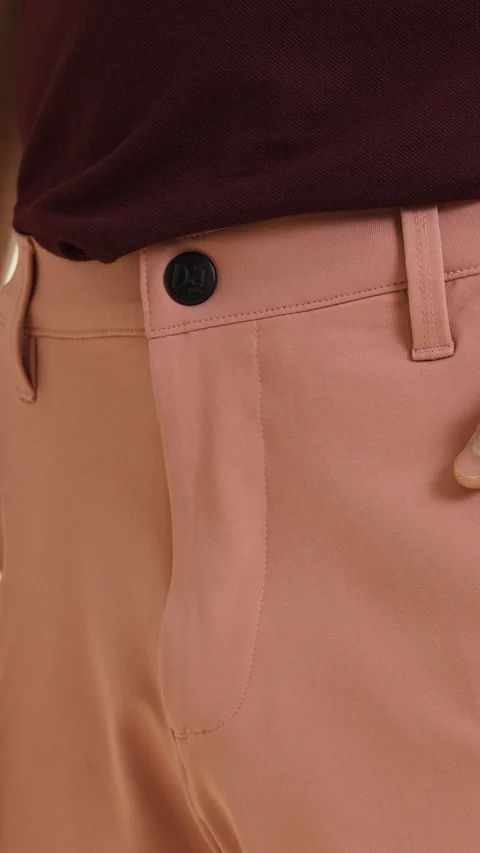 Constant Chino Shorts Ash Rose Pink