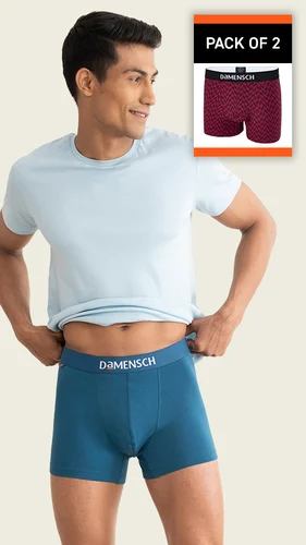Buy Tailor & Circus Men's Puresoft Beechwood Modal Trunk, Mens Underwear  Innerwear Men Gym Underwear for Men