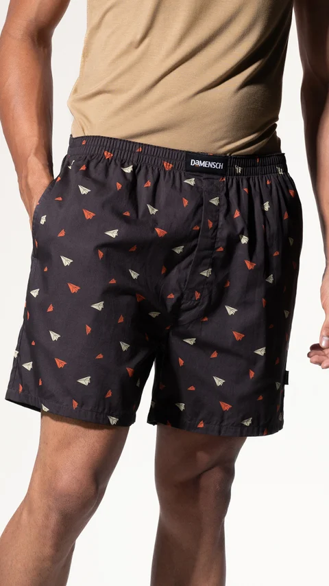 BREEEZE Ultra-light Boxer Shorts Paper Plane Grey