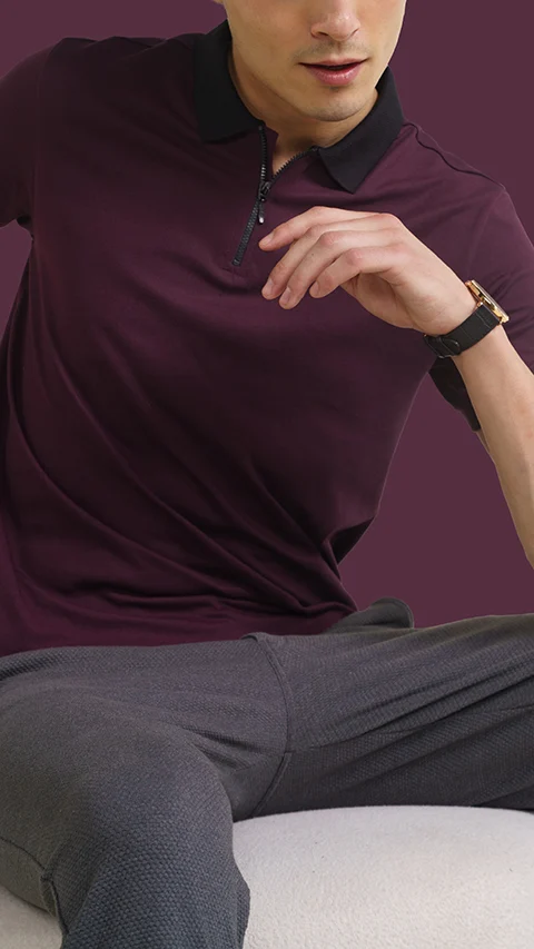 Constant All-Degree Pique Polo Potent Purple
