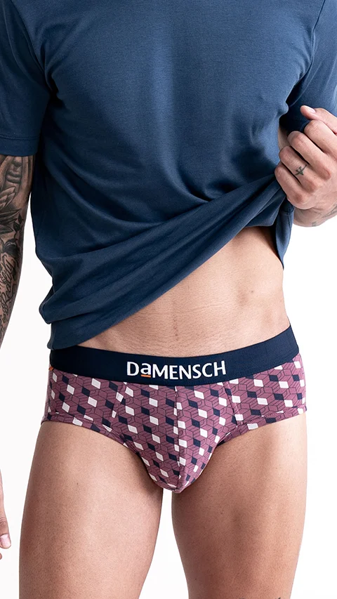 Deo-Cotton Brief- Tulipwood