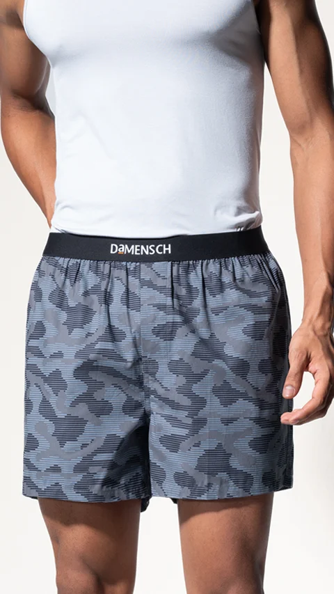 BREEEZE Ultra-light Inner Boxers Digital Camo Grey