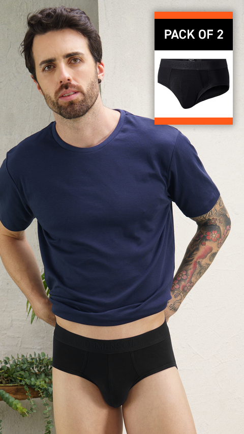 Value-Deal Deo-Soft Briefs Wayn Black, Wayn Black