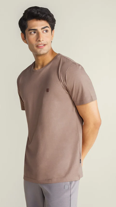 Breeeze Ultra-Light Solid T-Shirt Soothing Pink
