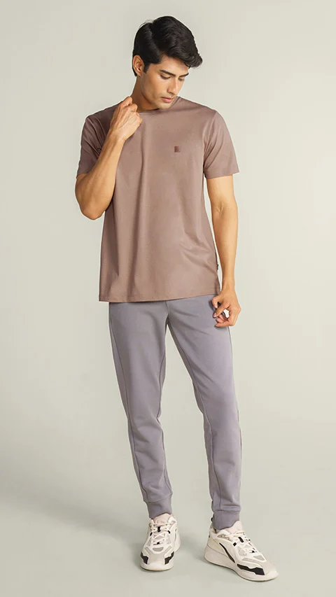 Breeeze Ultra-Light Solid T-Shirt Soothing Pink