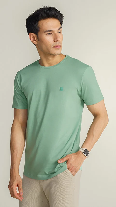 Breeeze Ultra-Light Solid T-Shirt Mild Mint