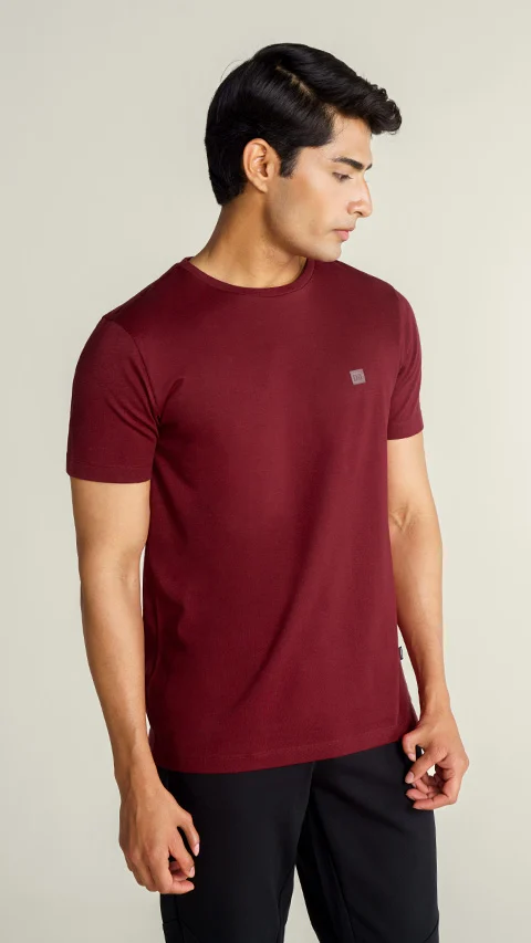Breeeze Ultra-Light Solid T-Shirt Royal Red