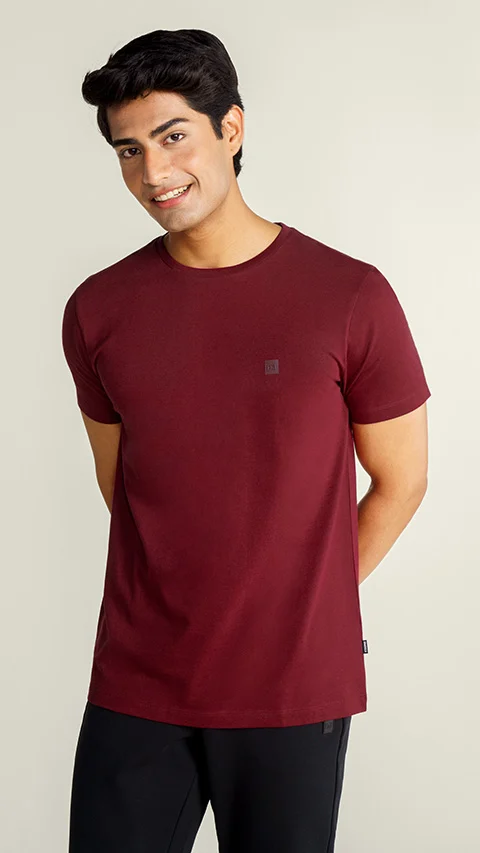 Breeeze Ultra-Light Solid T-Shirt Royal Red