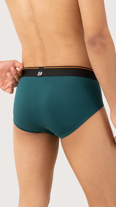 Value Deal Deo-Cotton Briefs- Olive Night, Teal Trust, Rabbit