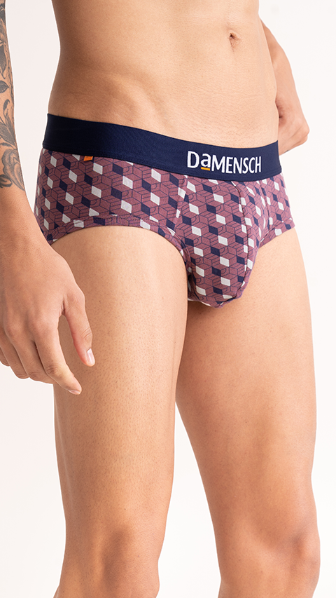 Deo-Cotton Brief- Tulipwood