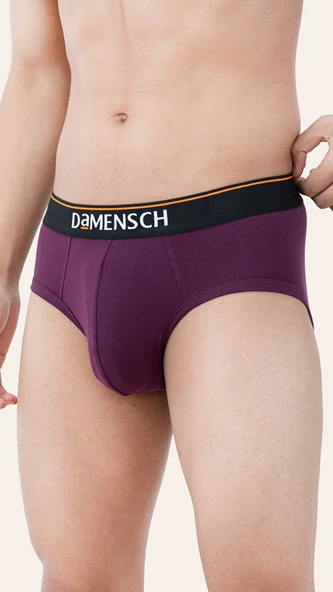 Value Deal Deo-Cotton Briefs- Lysons Blue, Violet View, Rabbit