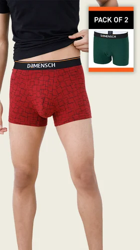 Black and White Camo Printed Underwear Trunk at Rs 499/box, Trunks in  Mumbai