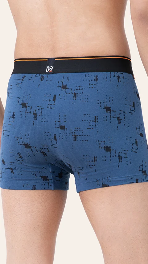 Deo-Cotton Trunk- Navy Pixels