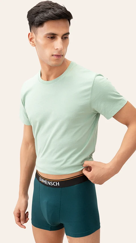 Deo-Cotton Trunk- Teal Trust