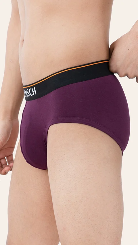 Value Deal Deo-Cotton Briefs- Violet View, New Navy