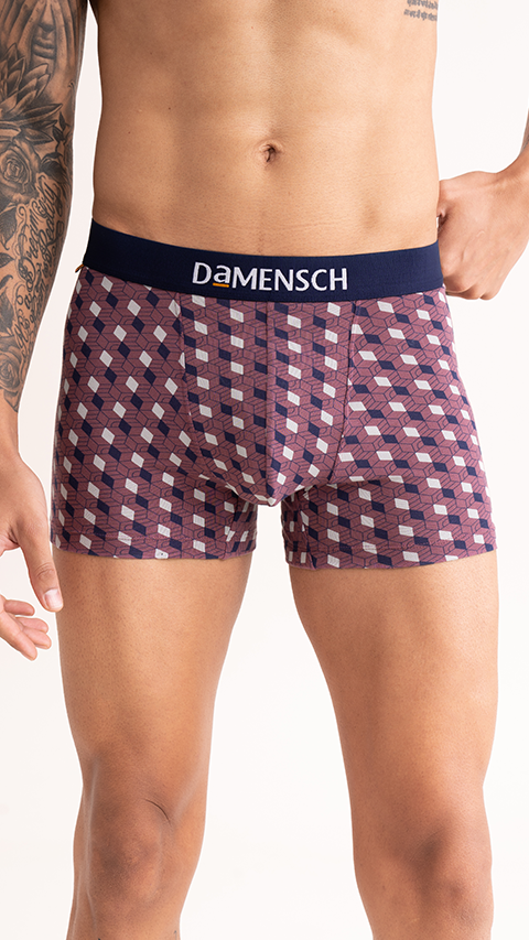 Value Deal Deo-Cotton Trunks- Soft Chambray, Tulipwood