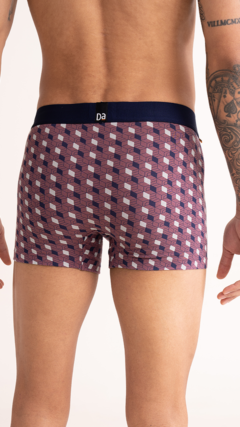 Value Deal Deo-Cotton Trunks- Soft Chambray, Tulipwood