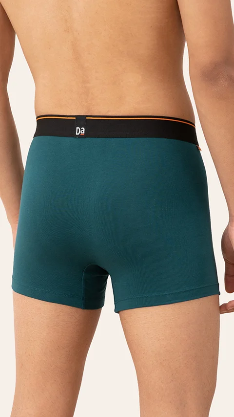 Lee Men's Boxer Shorts in Teal/Print/Grey | Soft Touch Cotton Trunks