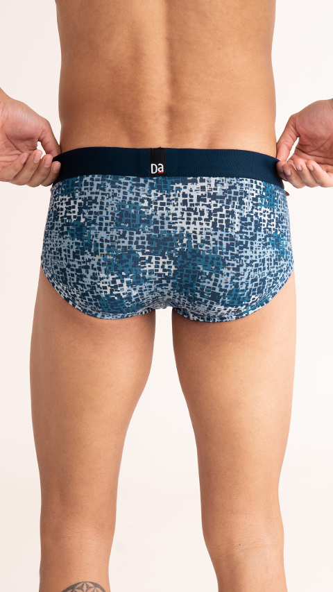 Deo-Cotton Brief- Soft Chambray