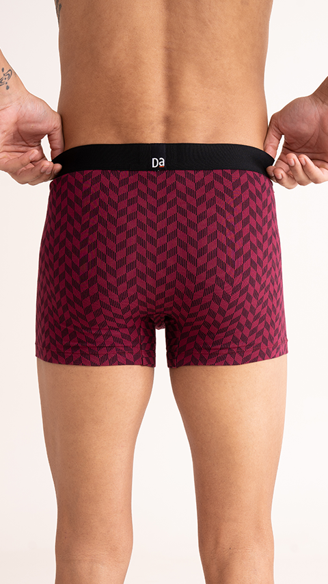 Value Deal Deo-Cotton Trunks- Lysons Blue, Rhododenron