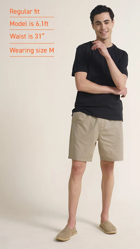 Breeeze Ultra-Light Casual Lounge Shorts Hommie Beige
