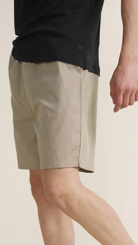 Breeeze Ultra-Light Casual Lounge Shorts Hommie Beige