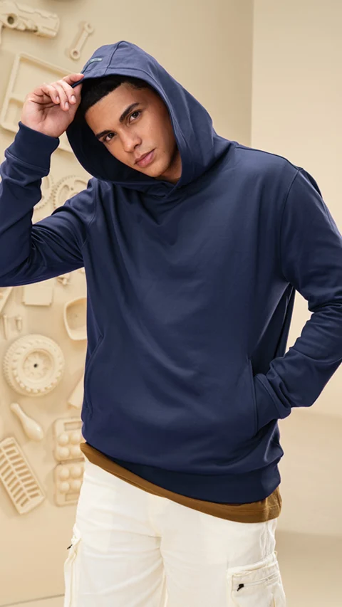 ReNEWd Closed Hoodie Nightfall Blue