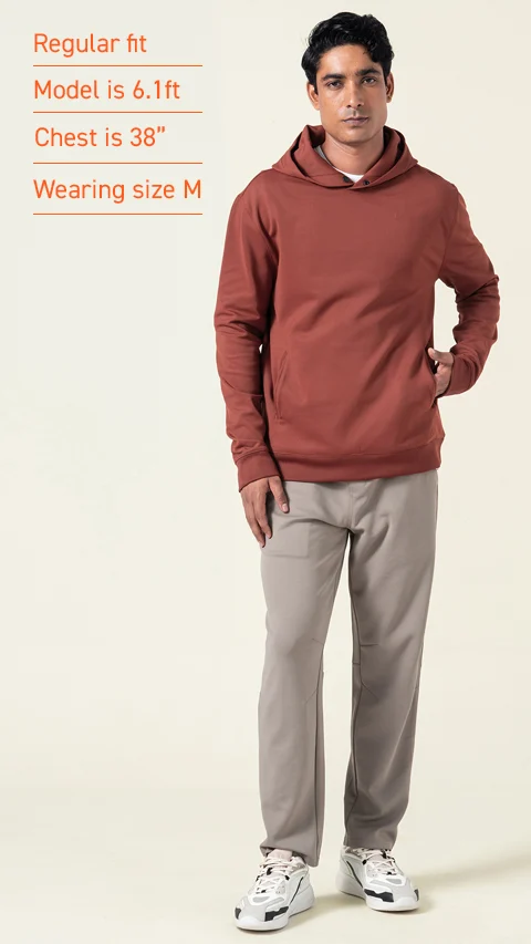 ReNEWd Closed Hoodie Rustic Red